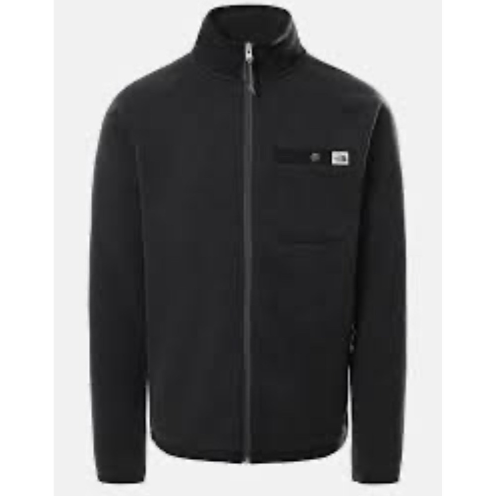 The North Face Men's Black Fleece Full‎ Zip Jacket Size Large